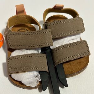 Wonder Nation Adjustable Baby Boy Comfort Footbed Strap On NWT Sandals Sz 2/3/6